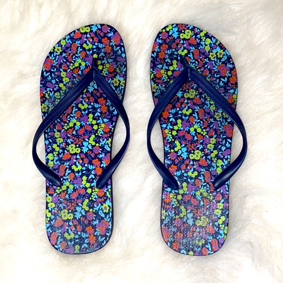Old Navy Shoes - Floral Old Navy Flip Flops